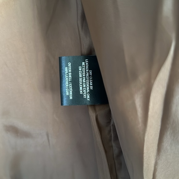 Lemarque motorcycle jacket Size L cognac brown genuine leather - Picture 4 of 4